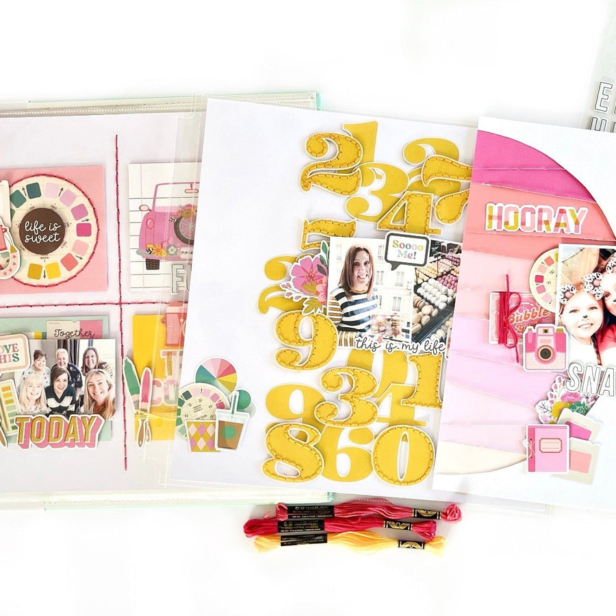Creating Colorful Album Layouts With Simple Stories’ True Colors