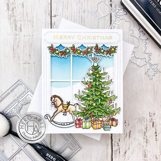 Video: Christmas Interior Scene with the October My Monthly Hero Kit - Hero Arts