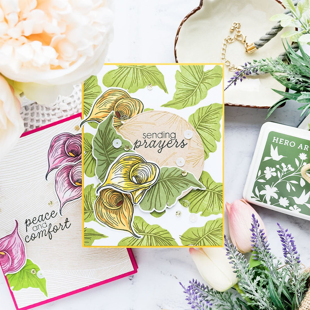 Video: Color Layering Calla Lily Cards | Color Layering With Yana Series - Hero Arts