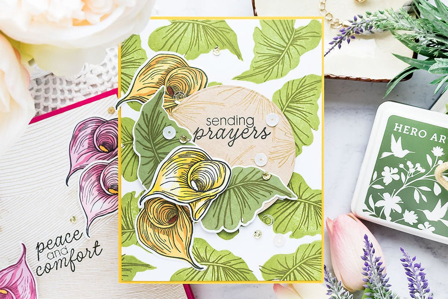 Video: Color Layering Calla Lily Cards | Color Layering With Yana Series