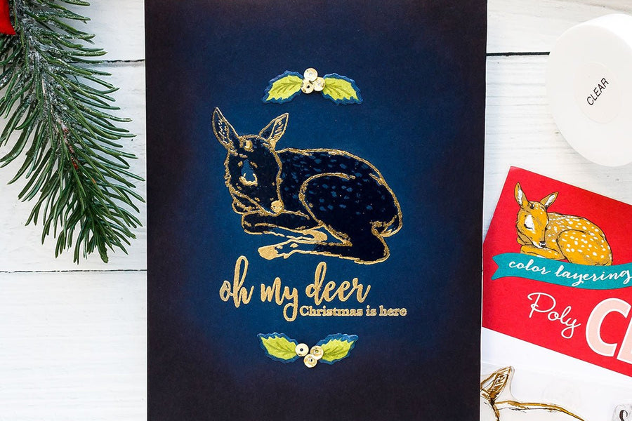 Video: Color Layering Fawn Cards | Color Layering With Yana Series