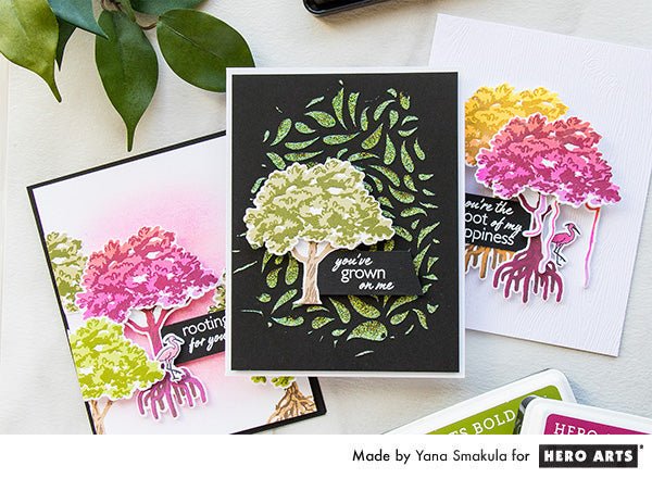 Video: Color Layering Mangrove Cards | Color Layering With Yana Series - Hero Arts