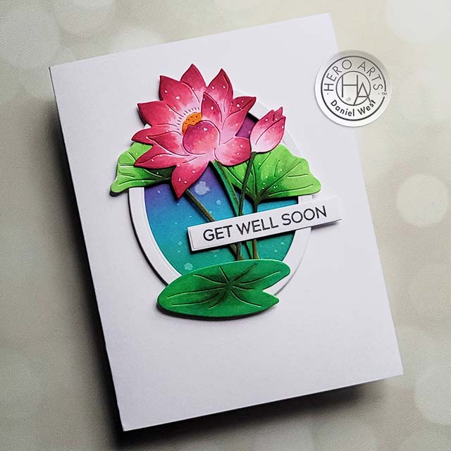 Video: Coloring the Water Lilies Fancy Dies with Copic Markers - Hero Arts