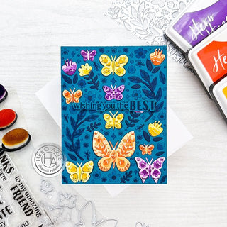 Video: Combining Cover Plates, Coordinating Dies and Stencils featuring the April My Monthly Hero Kit - Hero Arts