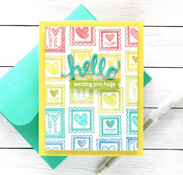 Video: Creating a Background with Small Stamps
