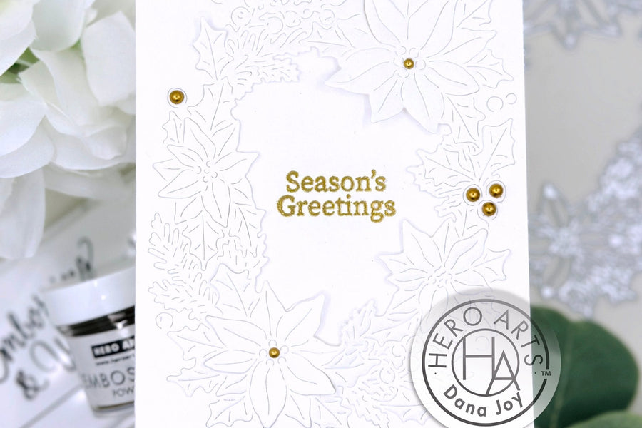 Video: Crisp White Poinsettia Card