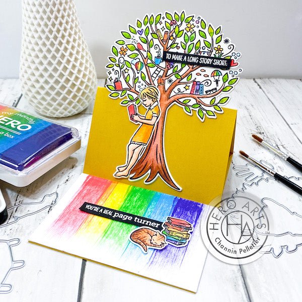 Video: Easel Watercolored Card with March MMH Kit - Hero Arts