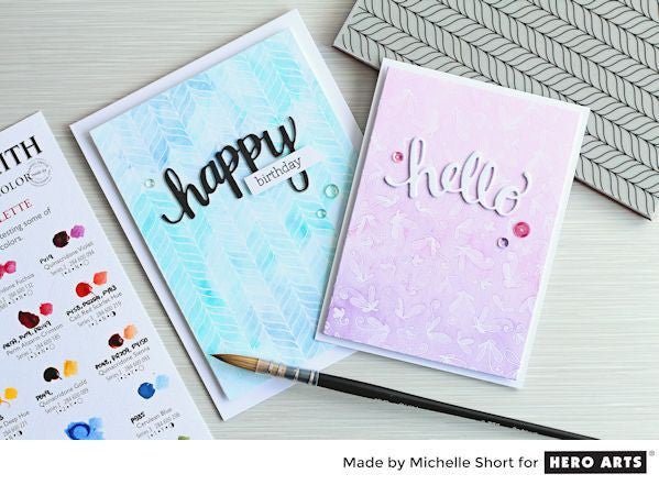 Video: His & Hers Watercolour Backgrounds - Hero Arts