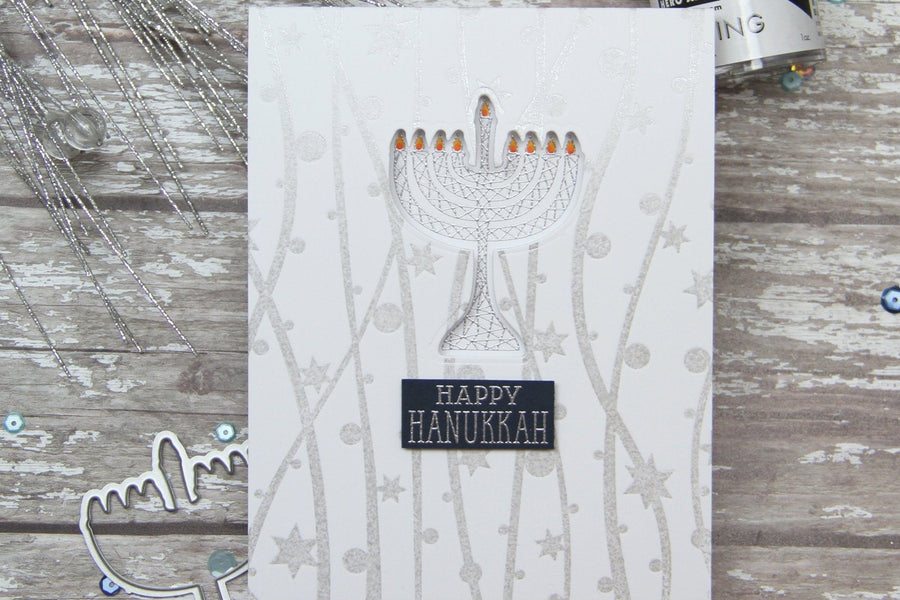 Video: Inked Stencil Dry Embossing