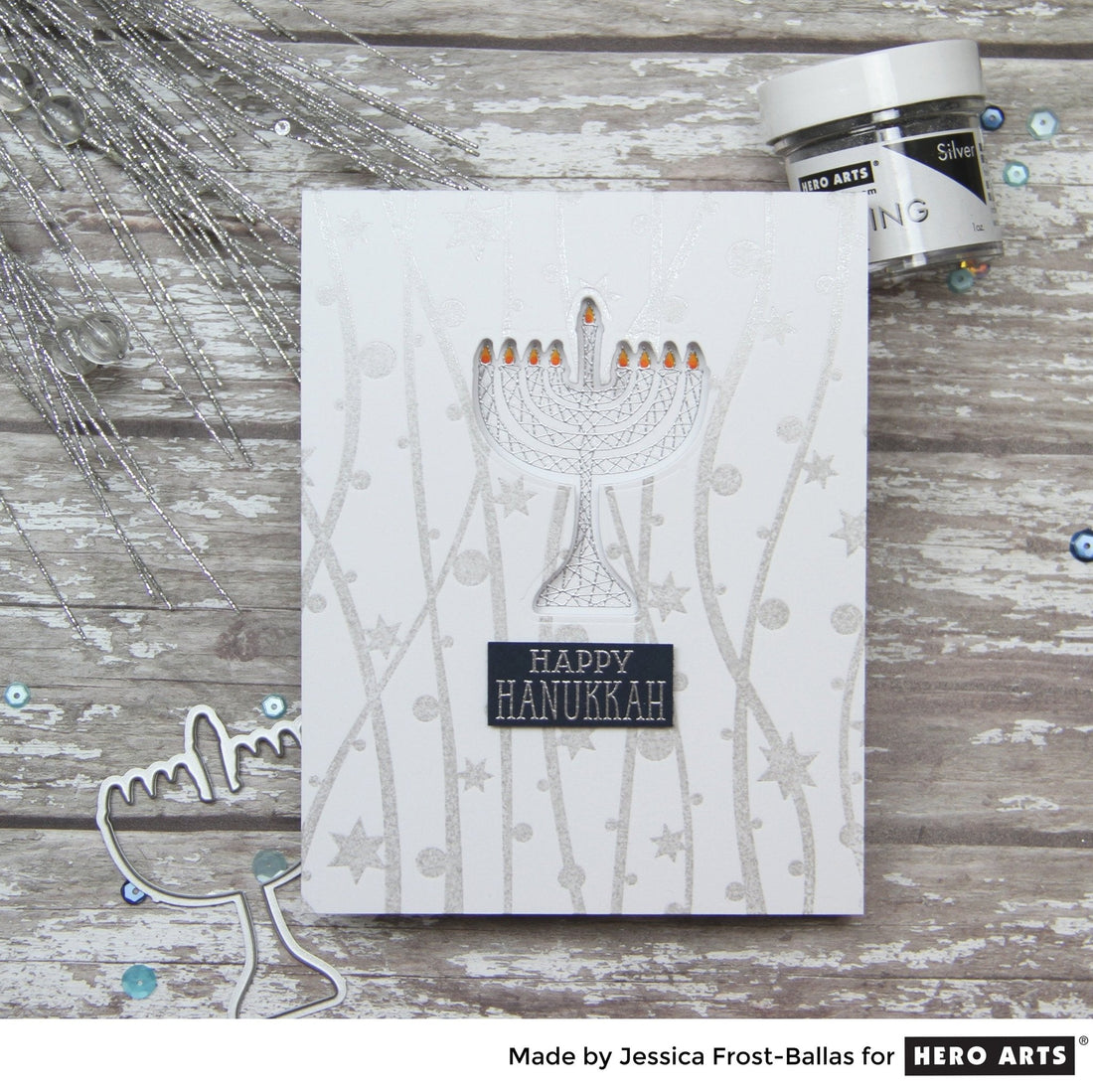 Video: Inked Stencil Dry Embossing