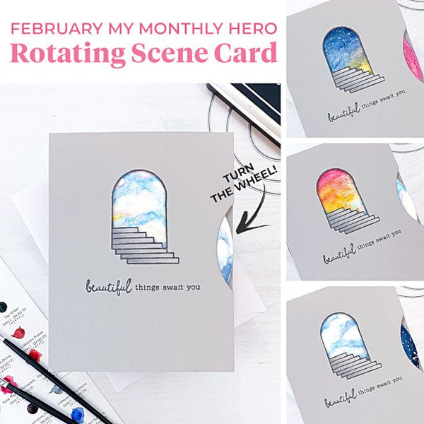 Video: Interactive Rotating Scene Card Featuring the February 2022 MMH Kit