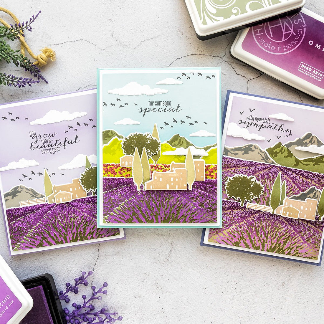 Video: Lavender Field HeroScape | Color Layering With Yana Series