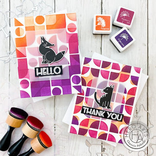 Video: Layering Stencils Two Ways with the April My Monthly Hero Kit - Hero Arts