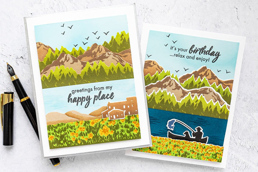 Video: Mountains at the Lake | Color Layering With Yana Series