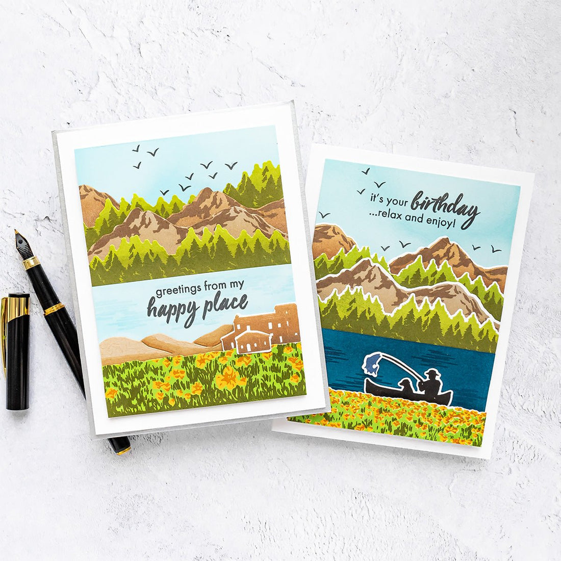 Video: Mountains at the Lake | Color Layering With Yana Series