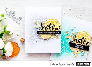 Video: Partial Background Heat Embossing and More Stamping Tips - Hero Arts