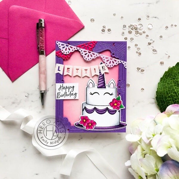 Video: Personalized Unicorn Birthday Card - Hero Arts