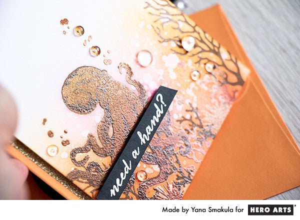Video: Pigment & Dye Ombre Inks and Color Layering Octopus