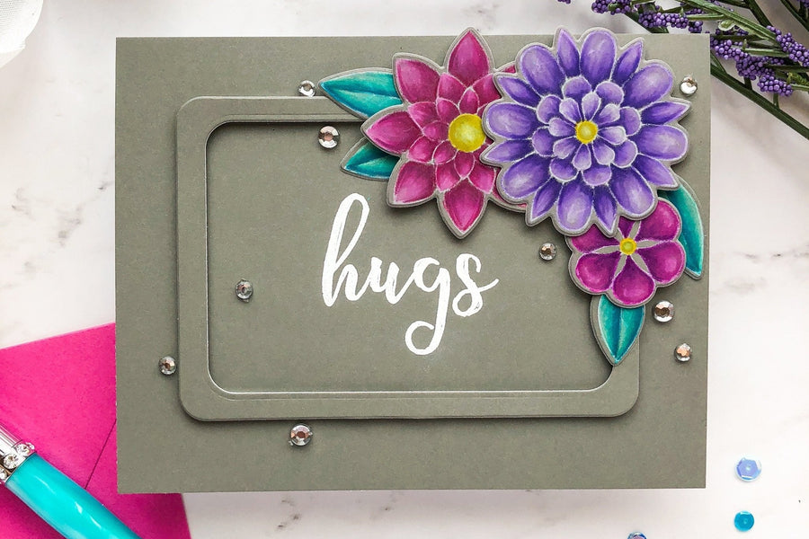 Video: Prismacolor Pencils on Hero Arts Layering Papers