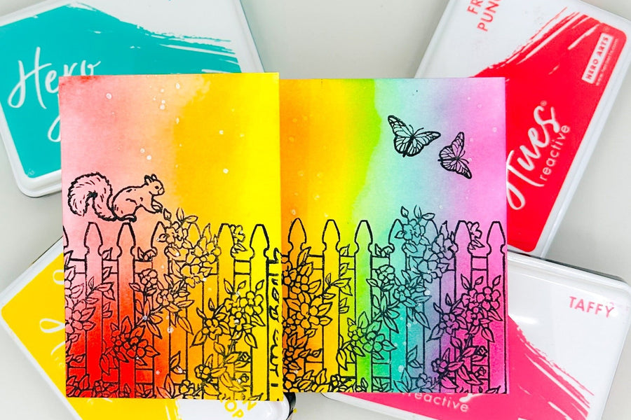 Video: Rainbow Z-Fold Card