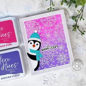 Video: Shimmery Snowflake Backgrounds Three Ways - Hero Arts