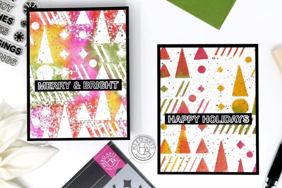Video: Two for One Stencil Backgrounds