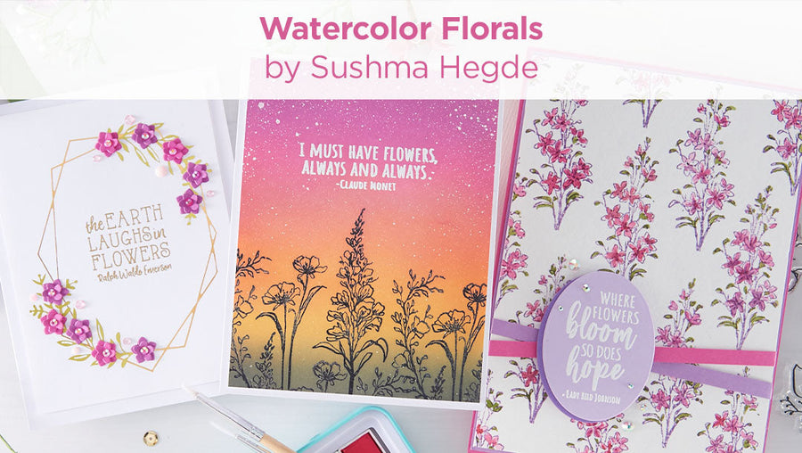 Watercolor Florals Collection Inspiration Round-Up