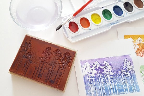 Watercolor Forest - Hero Arts