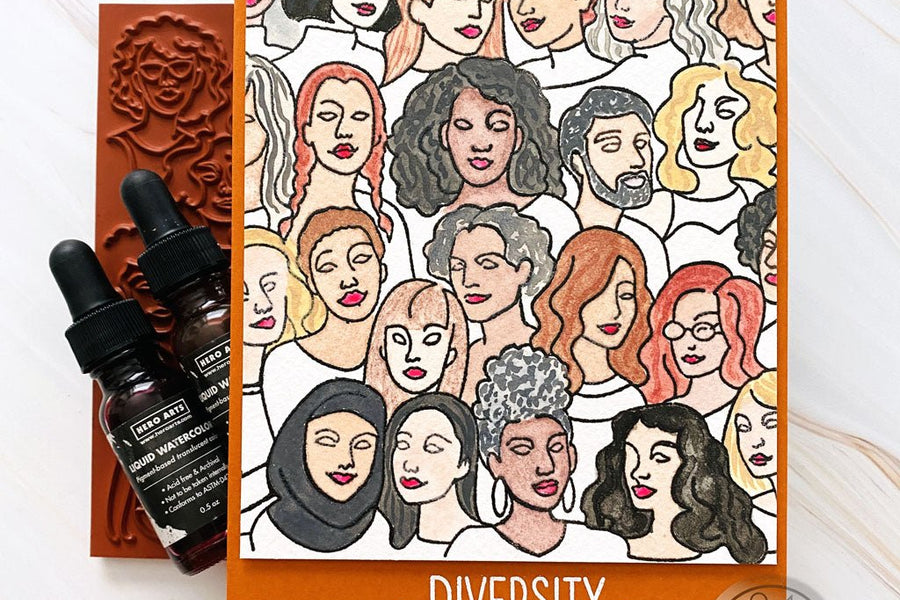Watercoloring With the United People Bold Prints
