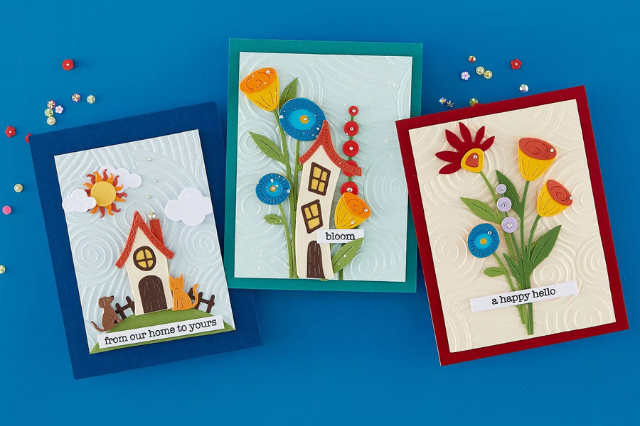 Introducing the Whimsical Village Collection by Vicky Papaioannou: Houses, Flowers & Creative Cardmaking Fun