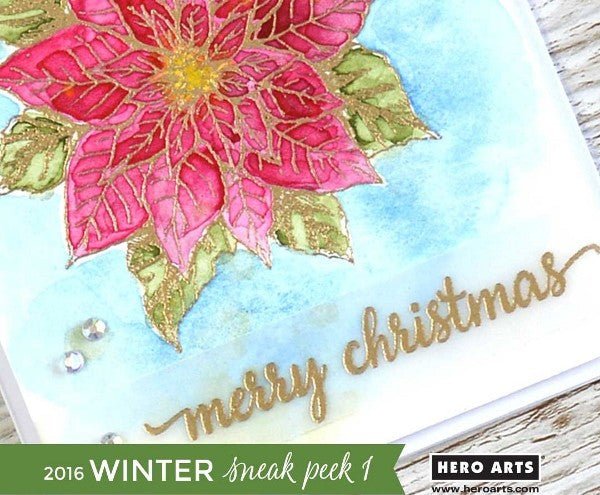 Winter Catalog Sneak Peek #1 + Giveaway - Hero Arts