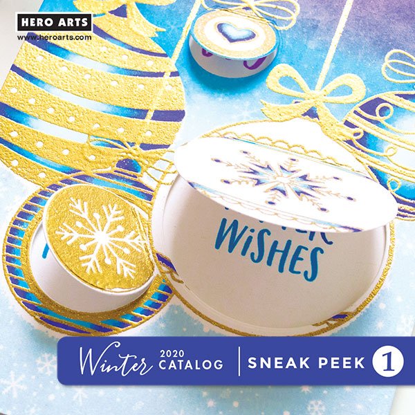 Winter Catalog Sneak Peek #1 + Giveaway - Hero Arts
