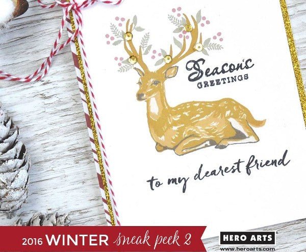 Winter Catalog Sneak Peek #2 + Giveaway - Hero Arts