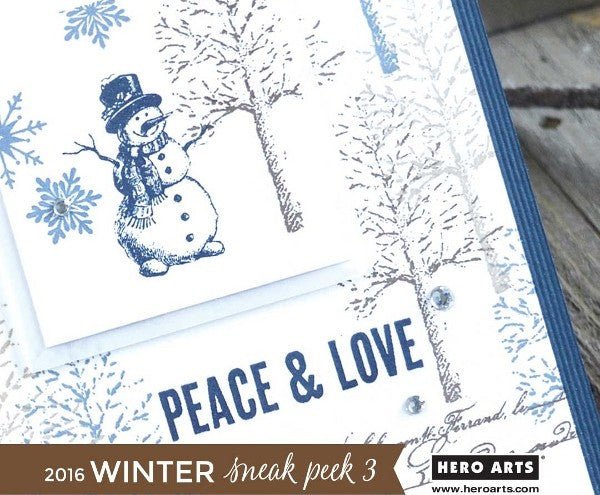 Winter Catalog Sneak Peek #3 + Giveaway - Hero Arts