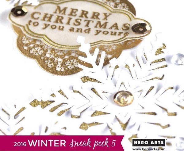 Winter Catalog Sneak Peek #5 + Giveaway - Hero Arts