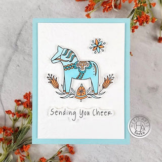 Winter Dala Horse - Hero Arts