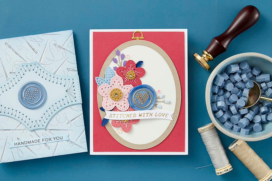April 2024 Wax Seal of the Month Preview & Tutorials – Cross Stitch Heart
