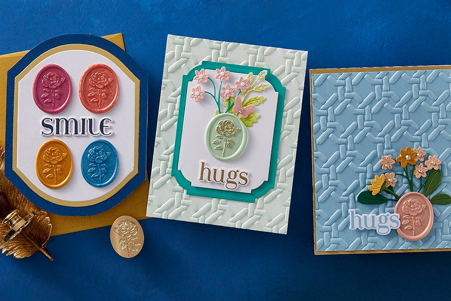 January 2025 Wax Seal of the Month Preview & Tutorials – 3D Floral Jewels