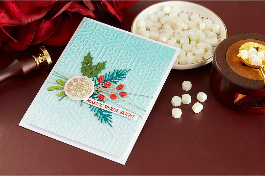 July 2024 Wax Seal of the Month Preview & Tutorials – Joyful Snowflake