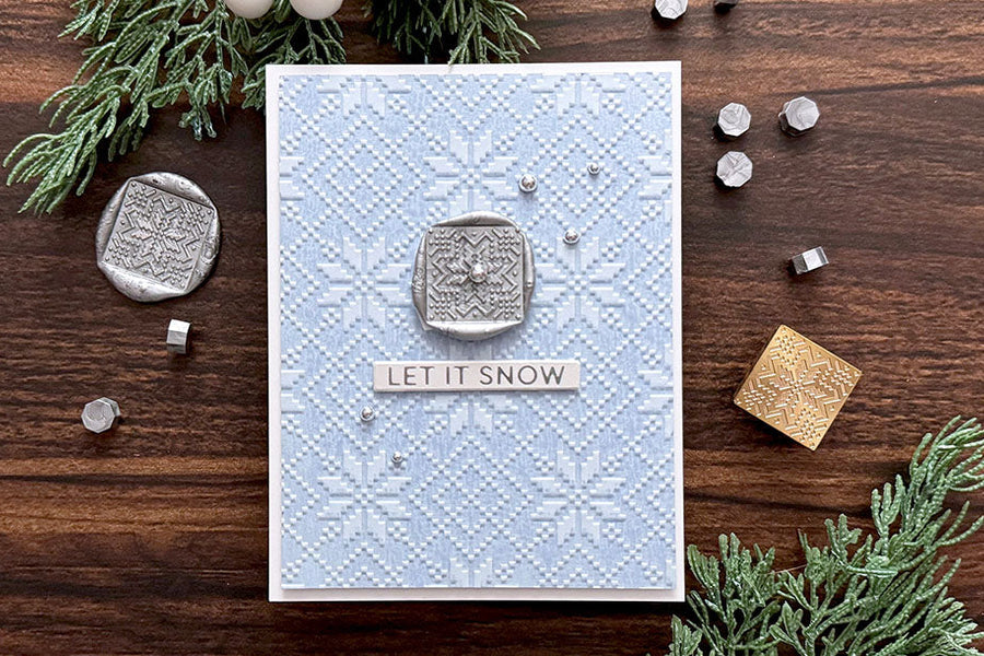 July 2025 Wax Seal of the Month Preview & Tutorials – Artic Knit