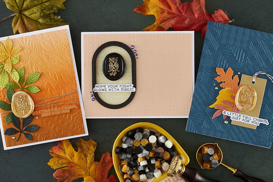 September 2025 Wax Seal of the Month Preview & Tutorials – Twilight Hoot