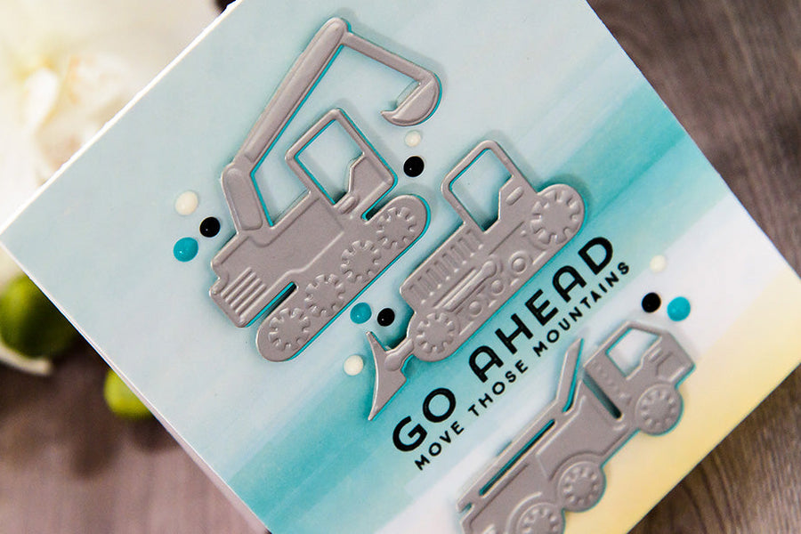 Cardmaking Inspiration | Go Ahead Move Those Mountains Card