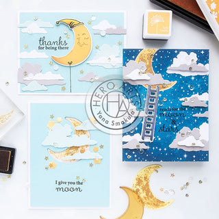 Video: Color Layering Moon Cards | Color Layering With Yana Series