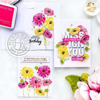 Video: Friendship & Birthday Poppy Cards | Color Layering With Yana Series