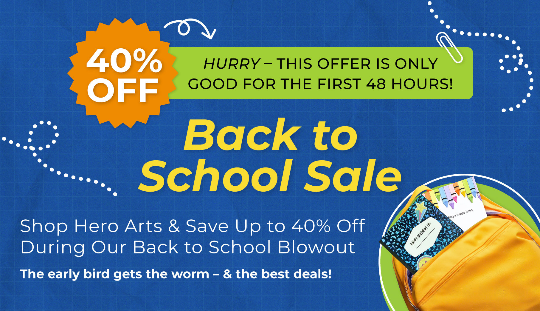 Back to School Sale