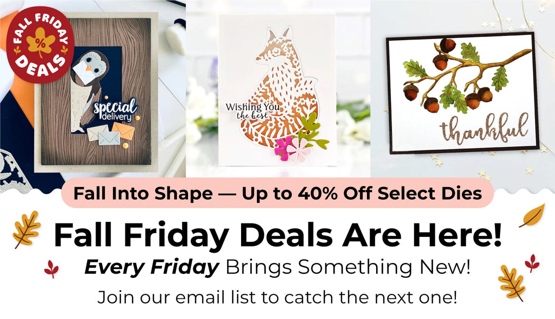 Fall Into Shape - Die Cutting Sale