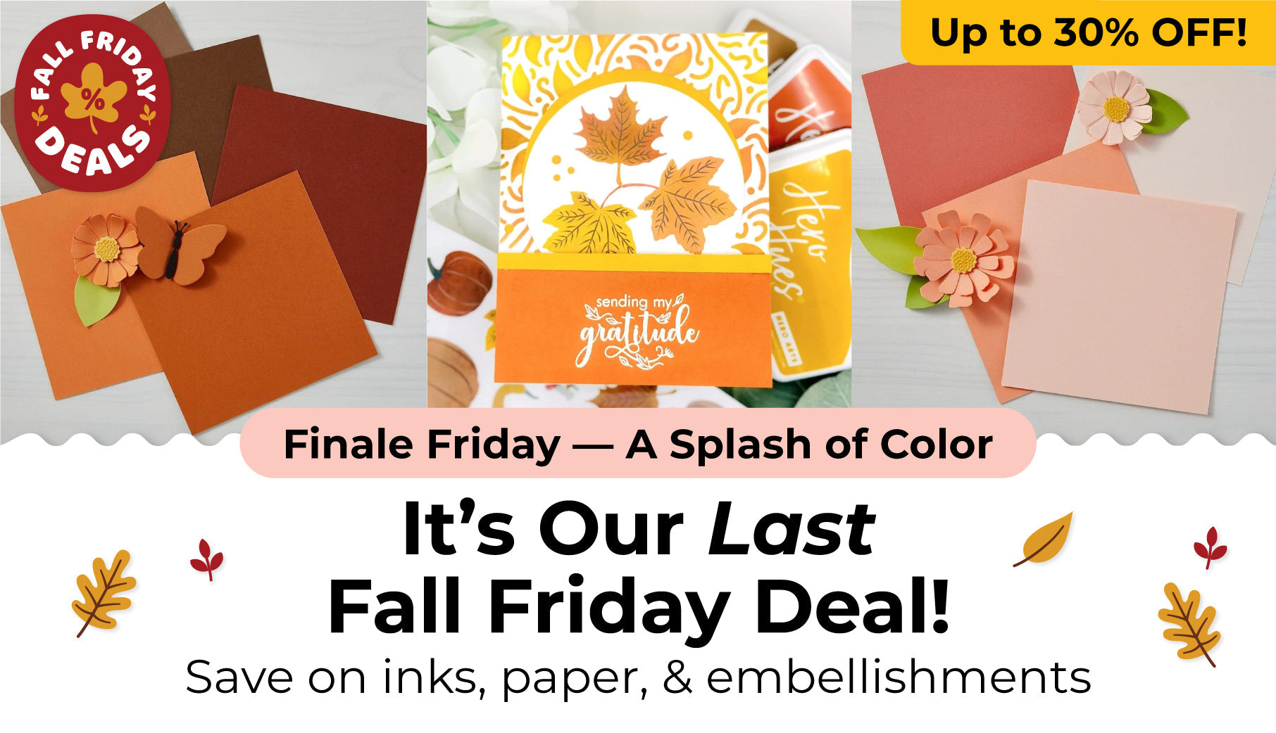 Fall Friday Deal - Splash of Color