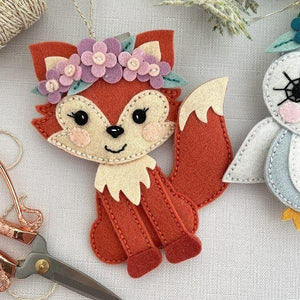 Felt Forest Fox Etched Dies by Nichol Spohr