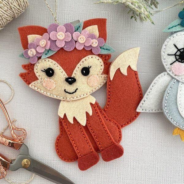 Felt Forest Fox Etched Dies by Nichol Spohr