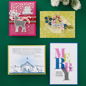 Dashing Reindeer Registration Press Plate & Die Set from the Home for the Holidays Collection